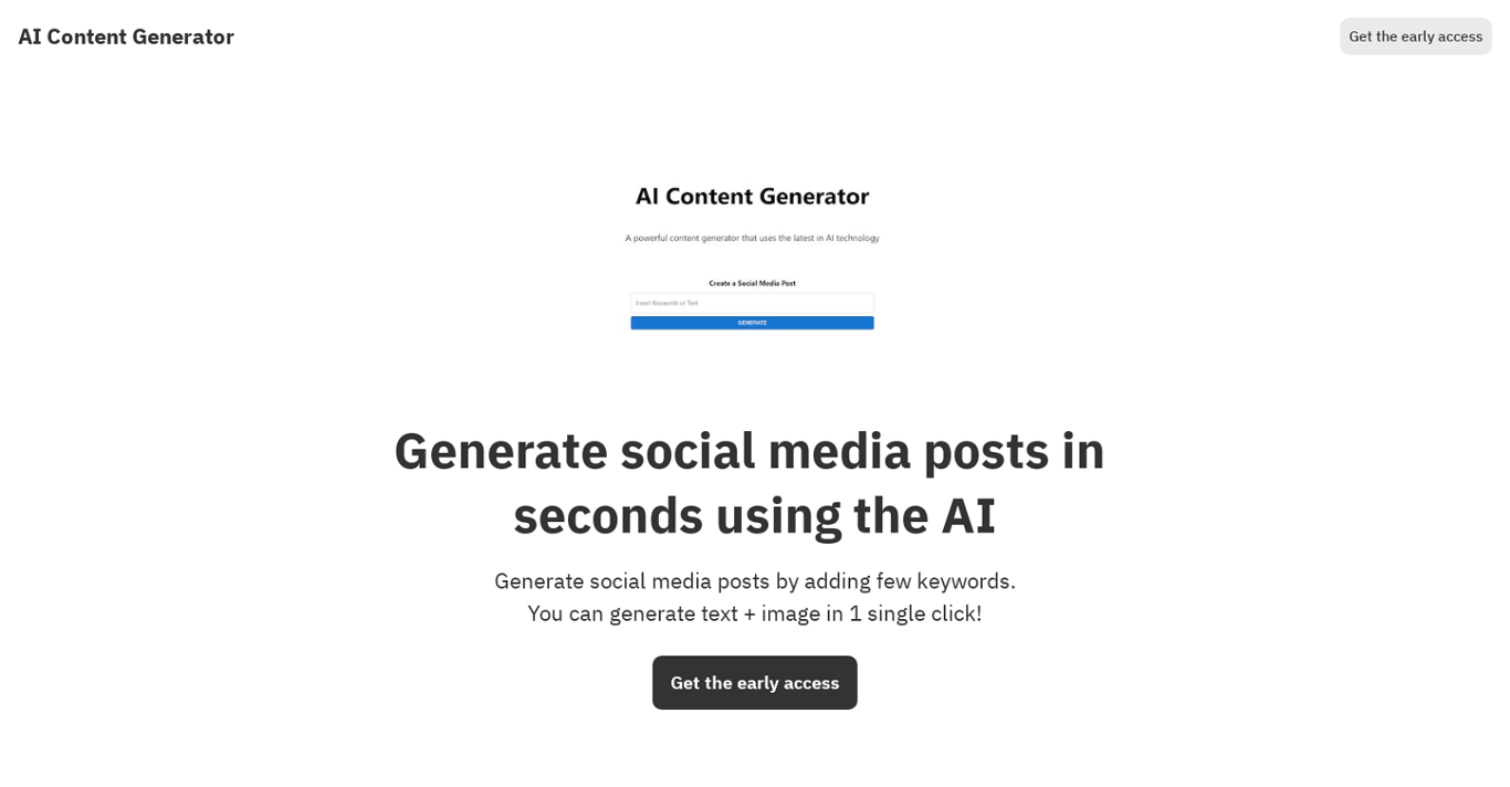 AI Content Generator featured thumbnail image